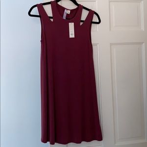 Red/Purple (wine) dress